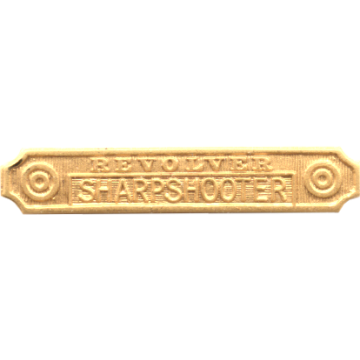 Blackinton A572-1 Revolver Sharpshooter Marksmanship Bar (3/16" x 1")