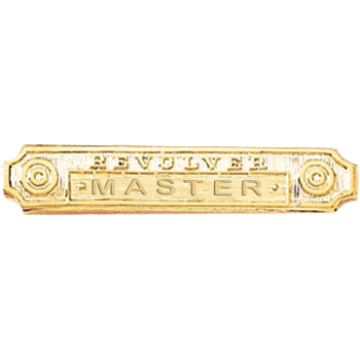 Blackinton A572-3 Revolver Master Plain Marksmanship Bar (3/16" x 1")