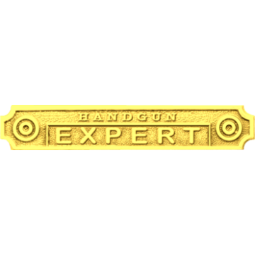 Blackinton A6101-D Handgun Expert Marksmanship Bar (5/16" x 1-11/16")