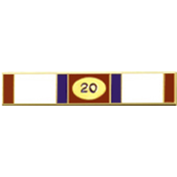 Blackinton A6230-S Seven Section Recognition Bar (1-3/4" x 3/8")