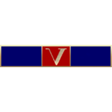 Blackinton A6230-V Valor Award Commendation Bar (1-3/4" x 3/8")