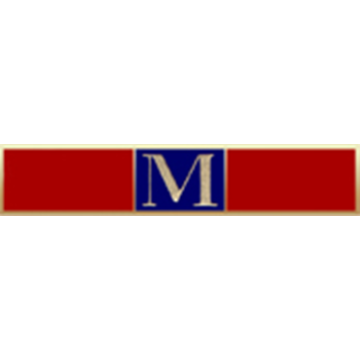 Blackinton A6230-W Meritorious Actions Award Recognition Bar (1-3/4" x 3/8")