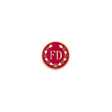 Blackinton A6922 FD Fire Department Seal w/ Wreath (1/2") Min Order: 2