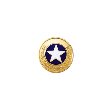 Blackinton A7014 Single Star with Wreath (1/2") Min Order: 2