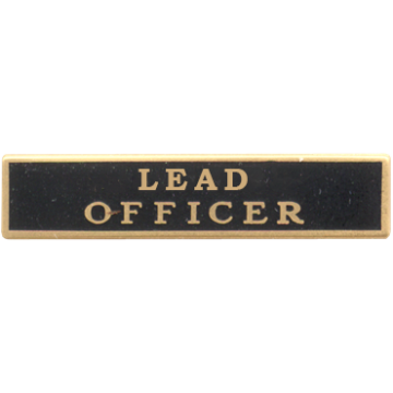 Blackinton A7099-H Lead Officer Marksmanship Bar (1-1/2" x 5/16")