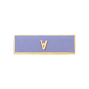 Blackinton A7140-B One Section Commendation Bar w/ Applied Figure (1-3/8" x 3/8")