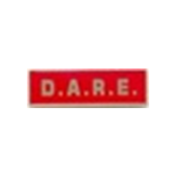 Blackinton A7140-EEL D.A.R.E. Commendation Bar (1-3/8" x 3/8")