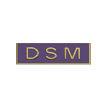 Blackinton A7140-P DSM Recognition Bar (1-3/8" x 3/8")