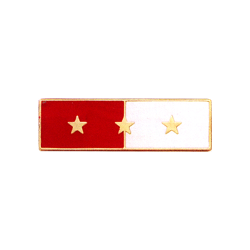 Blackinton A7141-B Years of Service Bar w/ 3 Stars (1-3/8" x 3/8")
