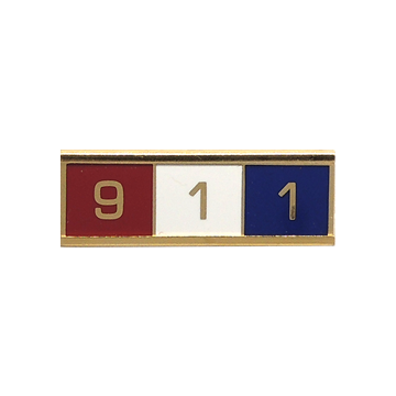 Blackinton A7142-AD 9/11 Commendation Bar (1-3/8" x 3/8")