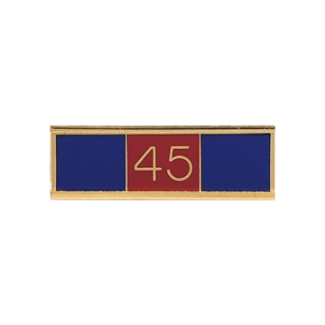 Blackinton A7142-AF Forty-Five Years of Service Recognition Bar (1-3/8" x 3/8")