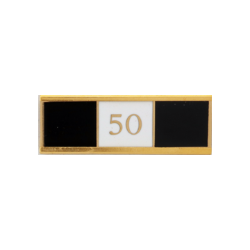 Blackinton A7142-AR Fifty Years of Service Recognition Bar (1-3/8" x 3/8")