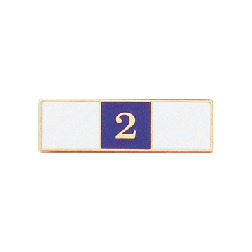 Blackinton A7142-D Two Years of Service Recognition Bar (1-3/8" x 3/8")