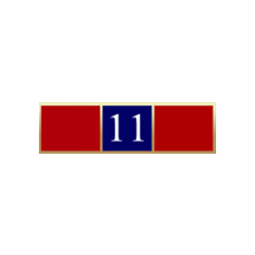 Blackinton A7142-V Eleven Years of Service Recognition Bar (1-3/8" x 3/8")