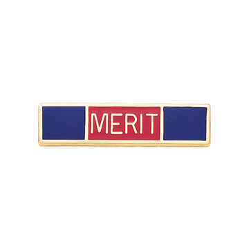 Blackinton A7176 Merit Commendation Bar (1-3/8" x 5/16")