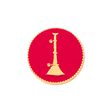 Blackinton A7209 Lieutenant Single Raised Horn Seal (11/16") Min Order: 2
