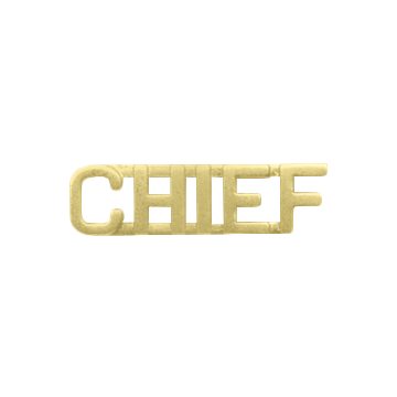 Blackinton Chief Lettered Title (Pair)