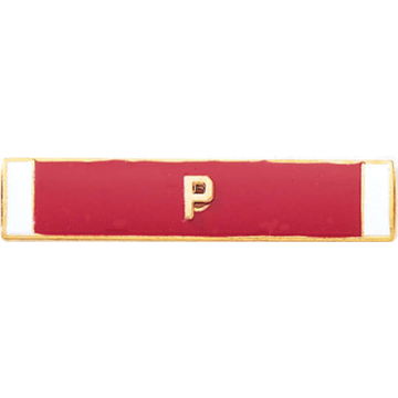 Blackinton A8084-A Three Section Commendation Bar w/ Applied Figure (1-3/4" x 3/8")
