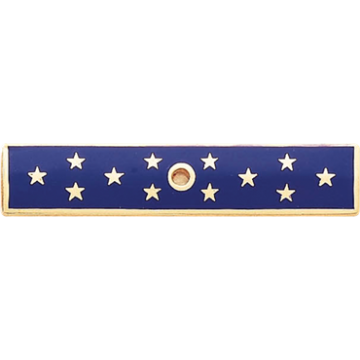 Blackinton A8085-A One Section Commendation Bar w/ 12 Stars (1-3/4" x 3/8")