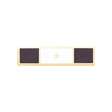 Blackinton A8285 Years of Service Recognition Bar w/ 1 Star (1-3/8" x 5/16")