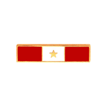 Blackinton A8392-A Years of Service Recognition Bar w/ 1 Star (1-3/8" x 5/16")