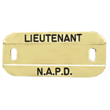 Blackinton A8861 Quality Custom Name Bar Holder (2-1/8" x 1-3/8")