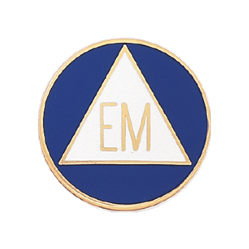 Blackinton A9027 Emergency Medical Seal w/ Triangle (15/16") Min Order: 2