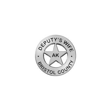 Blackinton B1031 Small Circle Badge with Five Point Star (15/16")