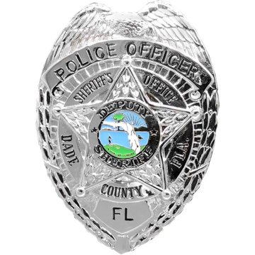 Blackinton B1125 Dade County Florida Sheriff (2-13/16" x 2")