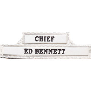 Blackinton B1695 Unique Two Section Namebar (2-3/16" x 5/8")