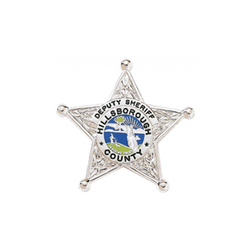 Blackinton B1752 Five Point Florida Star Badge (1-3/4")
