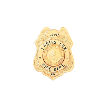 Blackinton B295 Small Shield Badge with Eagle (1-1/4" x 15/16")