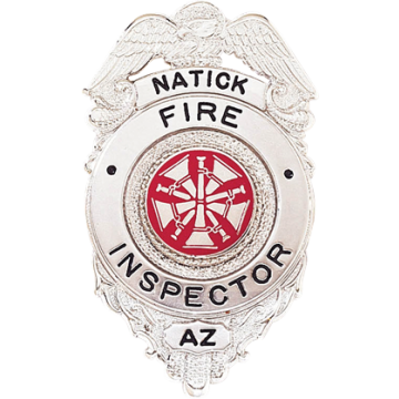 Blackinton B39 Badge with Eagle & Circular Panel (2-3/16" x 1-3/8")