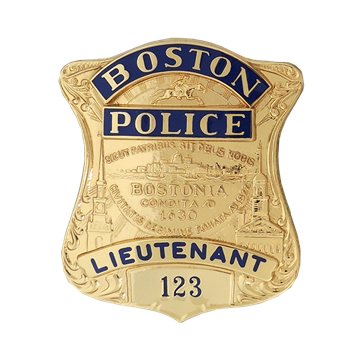 Blackinton Boston MA Police Badge (Full Size)