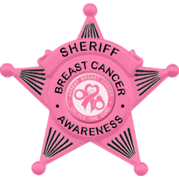 Blackinton B953-PI Breast Cancer Awareness Badge (2-5/8" x 2-3/4")