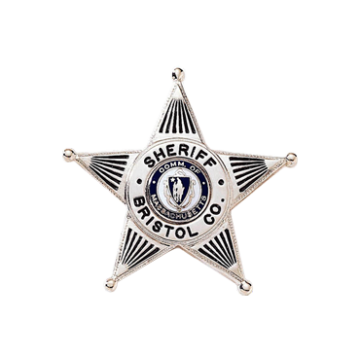 Blackinton B960 5-Point Star Badge w/ Circular Panel (1-7/8")