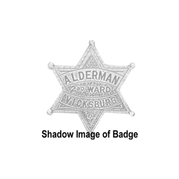 Blackinton BH2003 Six Point Star Badge With Ball Points (2-1/16" x 1-7/8")