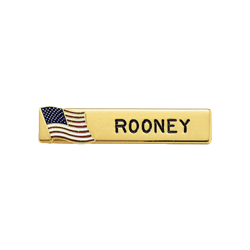 Blackinton J4-S Quickship Name Bar with Seal (2" x 3/8")