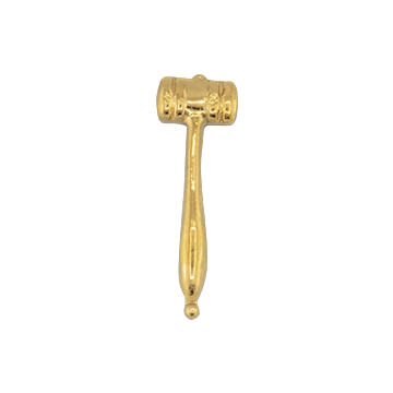 Smith & Warren C100T One Gavel - 3/4"H (Individual)