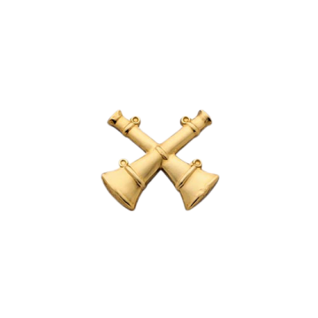 Smith & Warren C118S Two Crossed Bugles - Small (Individual)