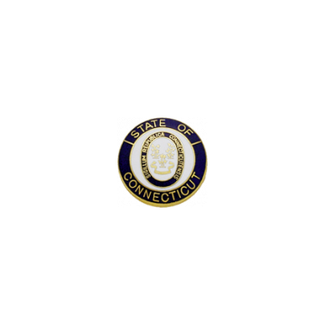 Smith & Warren CTOVALM Connecticut Oval Full Color Seal (Individual)