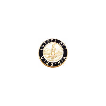 Smith & Warren VABKE Virginia State Black Rim Seal (Individual)