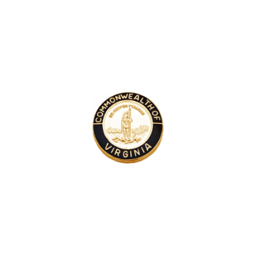 Smith & Warren VACBKE Virginia Commonwealth Black Rim Seal (Individual)