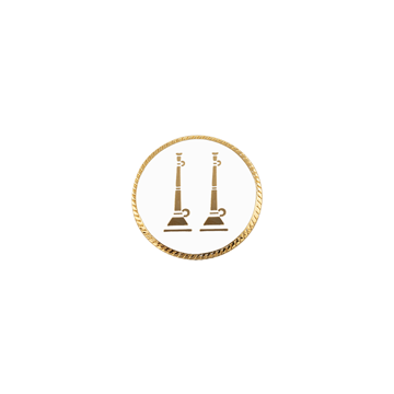 Smith & Warren C183FWHE Two Bugles White Seal (Individual)