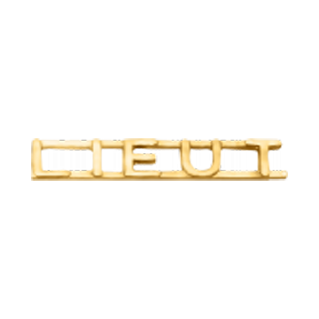 Smith & Warren C502_LIEUT Lieut. Lettered Collar Insignia