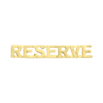 Smith & Warren C502_RESERVE Reserve Lettered Collar Insignia