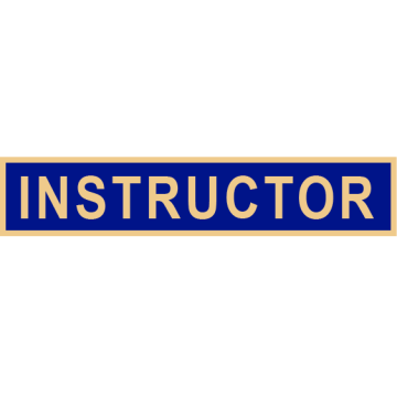 Smith & Warren C584INS Instructor Service Award Bar (1-7/8" x 3/8")