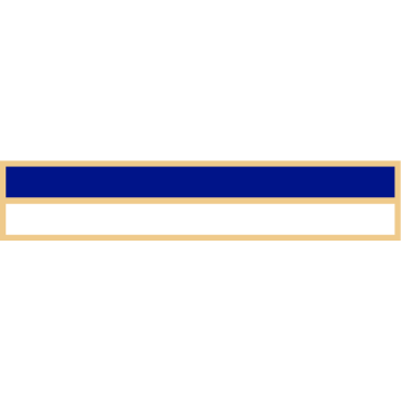 Smith & Warren C597 Two Section Service Award Bar (1-7/8" x 3/8")