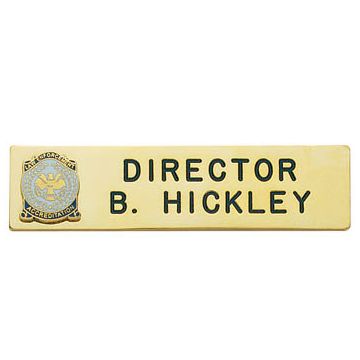 Smith & Warren C603 Large Nameplate (3/4"H x 3"W)