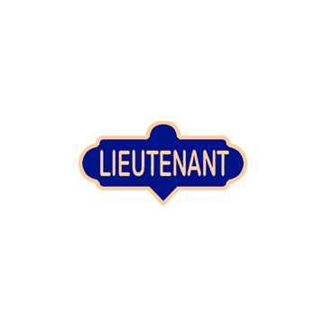 Smith & Warren C624M_LIEUTENANT Small Lieutenant Enameled Lapel Pin